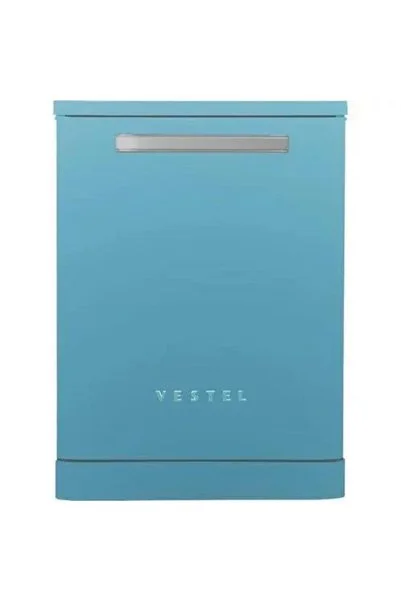 Vestel Bm 5001 Retro Düş Mavisi 5 Programlı Bulaşık Makinesi