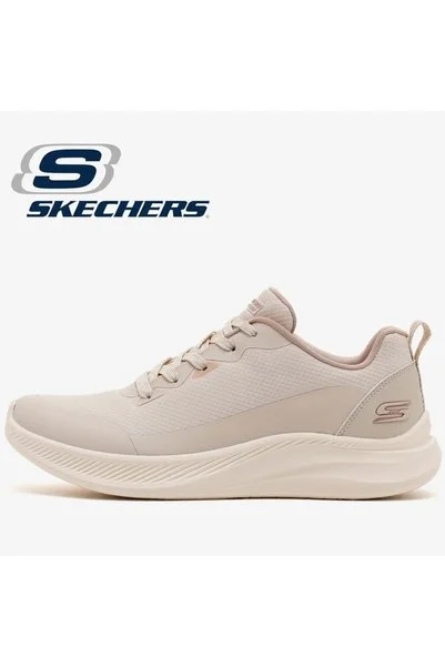 SKECHERS Bobs Moda Flex 117730TK Unisex Spor Ayakkabı BEJ