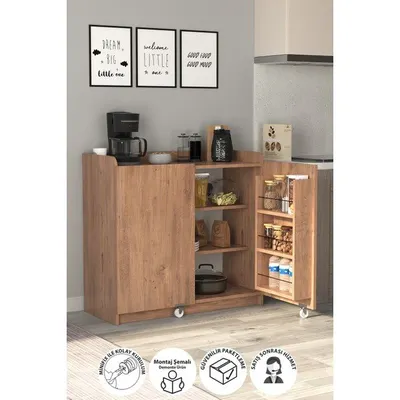 Bofigo Çam Gökçe Mutfak Dolabı