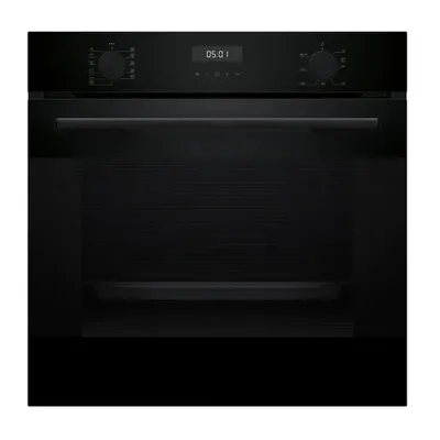 Bosch HUA717BA0T 76 lt Siyah Buhar Destekli Ankastre Fırın