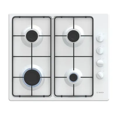 Bosch PBP6C2K80O 60 cm Beyaz Ankastre Ocak