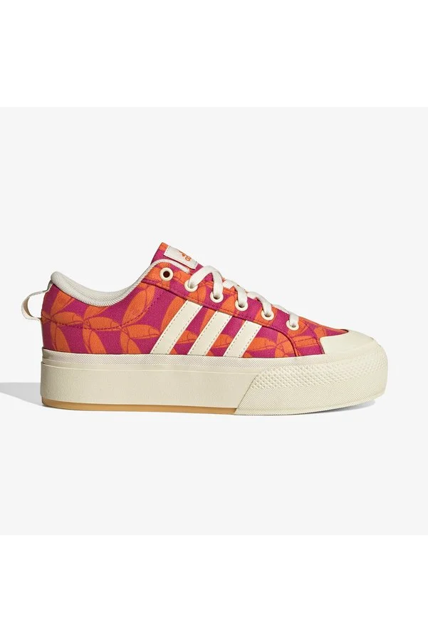 adidas Bravada 2.0 Platform Beyaz - Turuncu Kadın Sneaker Js2854