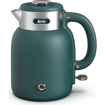BRİZ Br1040 Retro Yeşil Su Isıtıcı Çelik Kettle
