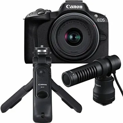 Canon EOS R50 Content Creator Kit Aynasız Fotoğraf Makinesi