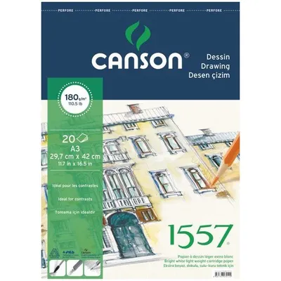 Canson 1557 200 gr 250 Adet Resim Kağıdı