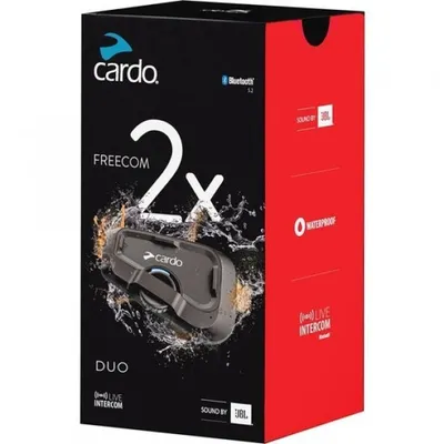CARDO FREECOM 2X BLUETOOTH VE INTERCOM (İKİLİ PAKET)