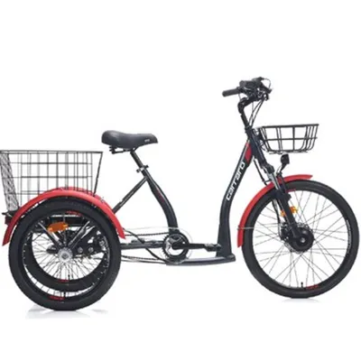 Carraro E-Line ePack 2.1 Unisex 410H Nex-3 HD Mat Siyah Kırmızı Gri Elektrikli Bisiklet