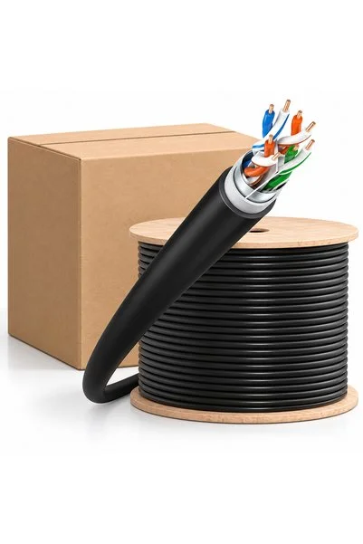 NSL-TEKNOLOJİ CAT6 Zırhlı Kablo 23 AWG 0,50 mm 305 Metre