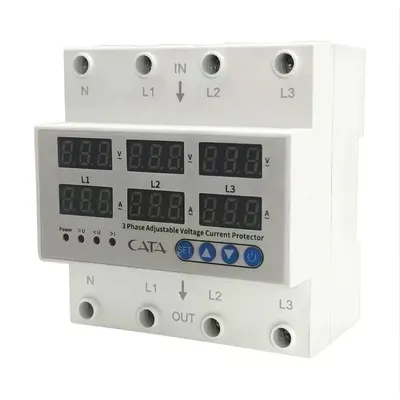 Cata CT-9199 Akilli Voltaj Akim Koruyucu Trifaze 63 Amper