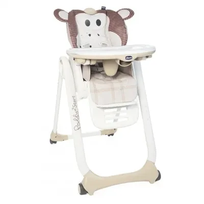 Chicco Polly 2 Start Monkey Bej Mama Sandalyesi