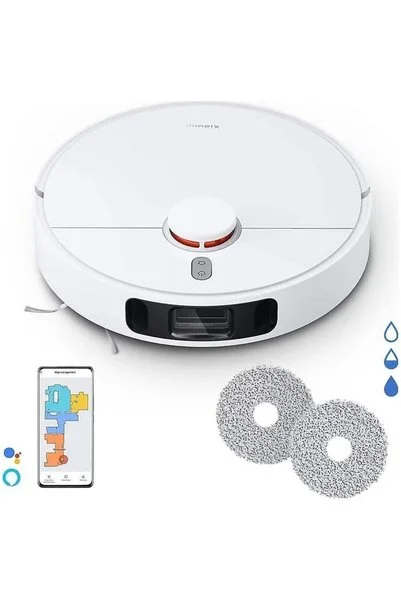 Xiaomi Çift Lazer LiDAR Robot Süpürge 3D Engel Algılama Basınçlı Paspas Yapay Zeka Ultra Güç WiFi Kontrol