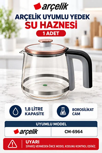 Arçelik CM 6964 Resital Demlik Kapaklı