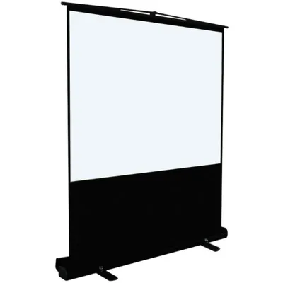 CODEGEN 145x82 cm Taşınabilir Portatif Pull Up Floor Screen Projeksiyon Perdesi