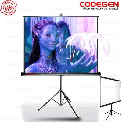 Codegen TX-18 180x180 cm Ayaklı Projeksiyon Perdesi