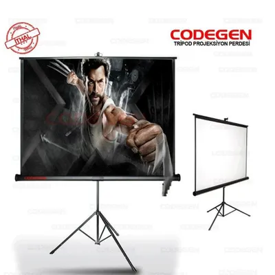 Codegen TX-18 180x180 CM Tripod Projeksiyon Perdesi