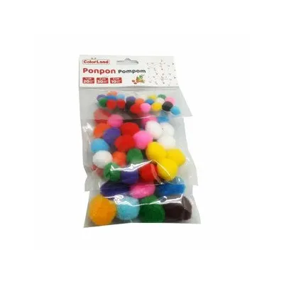 Colorland Karışk 60'lı Simli Ponpon