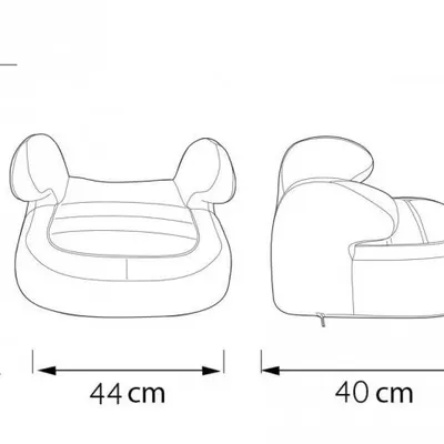 Comfymax Platinium 15-36kg Yükseltici / Oto koltuğu - Grey