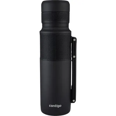 Contigo 1.2 lt Siyah Thermal Bardaklı Çelik Termos