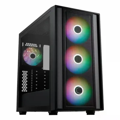 Cooler Master MasterBox 600 ARGB Fanlı E-ATX Gaming Bilgisayar Kasası