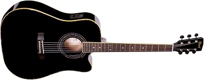 Cort AD880CE-BK Elektro Akustik Gitar