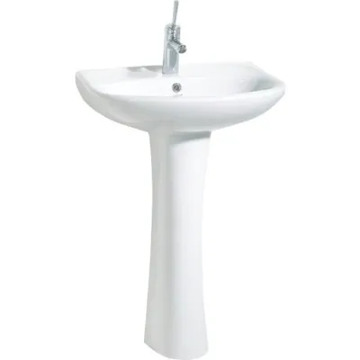 Creavit Sedef 45x55 cm Beyaz Yarım Ayak Lavabo