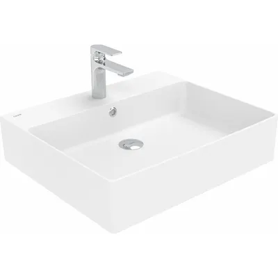 Creavit VX260 Volga Tezgah Üstü Kare Lavabo 60 cm