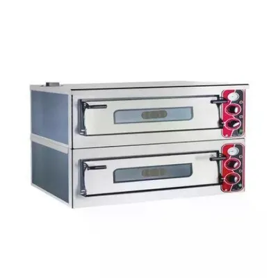 CSA Karacasan Elektrikli Çift Katlı 8 Pizzalık Pizza Fırını