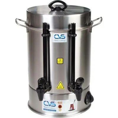CVS DN91108 120 Bardak Elektrikli Termostatlı 12 lt Beyaz Paslanmaz Çelik Semaver Çay Otomatı Makinesi