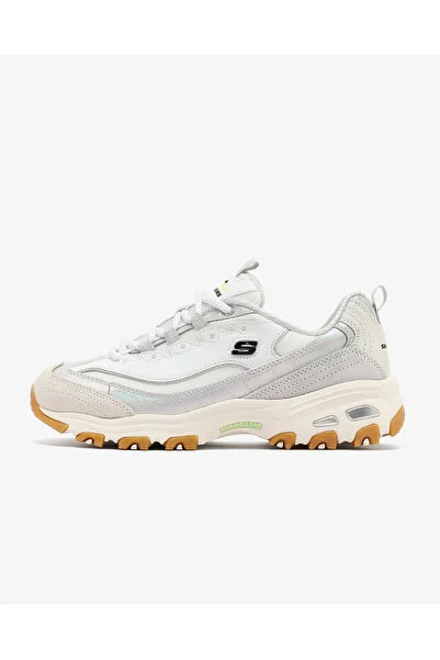 SKECHERS D'lites DAZZLING SHINE Kadın Beyaz/Gri Sneakers 150556 WGY