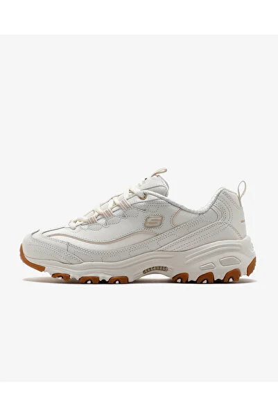 SKECHERS D'lites - GOOD NEUTRAL Kadın Beyaz Sneakers 149807 OFWT