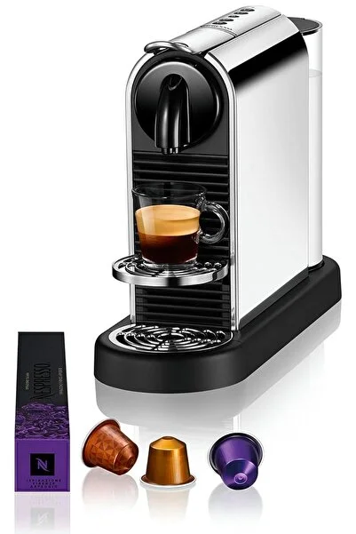 Nespresso D140 Citiz Platinum,Paslanmaz Çelik Kapsüllü Kahve Makinesei