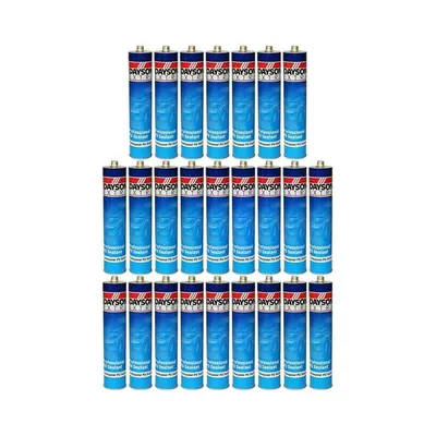 DAYSON 25 Adet Pu Mastik Silikon Yapıştırıcı Siyah 280 ml