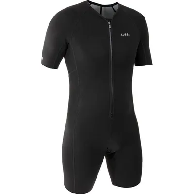 Decathlon Subea Iç Shorty - 1 Mm Neopren - Siyah / Gri