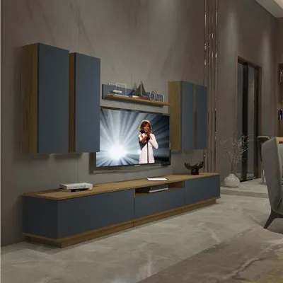 Decoraktiv Trendstyle 8ds Pera Antrasit Mdf Tv Ünitesi Tv Sehpası