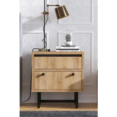 Decormet Pedro Safir Meşe Komodin