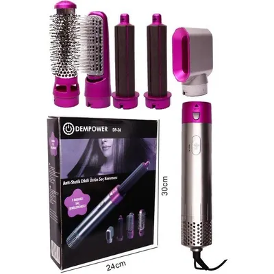DEMPOWER Dp-36 5 Başlıklı Saç Şekillendirici Seti