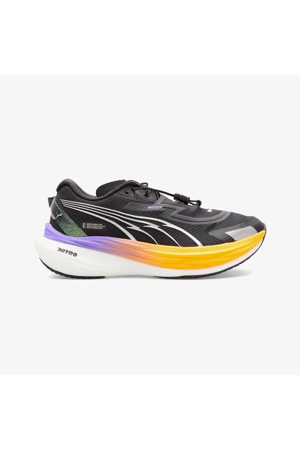 Puma Deviate Nitro 3 Wtr+ Wns Kadın Siyah Koşu Ayakkabısı