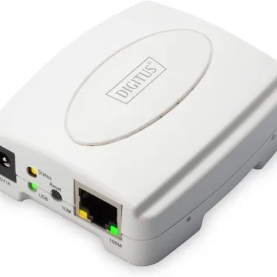 Digitus 1 port Fast Ethernet Print Server