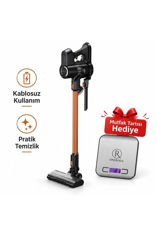 Grundig Dik Şarjlı Süpürge mutfak tartısı Hediye(Onerous)