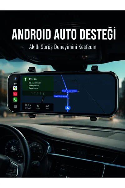 Ronanna Dokunmatik Ayna Carplay Araç Kamera Ekranı Ön Arka Kayıt Destekli
