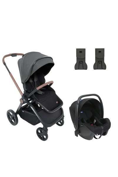 Chicco DUO MYSA BEBEK ARABASI BLACK SATIN