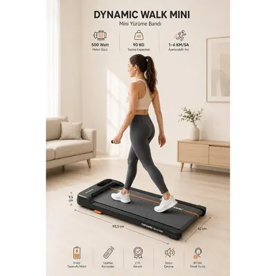 Dynamic Walk 34x79 cm Mini Koşu Bandı