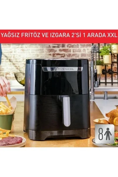 TEFAL Easy Fry & Grill 2'si 1 Arada 6,5 Litre XXL Az Yağlı Fritöz - 4300009190