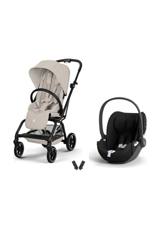 Cybex Eezy S Twist+2 Travel Sistem | Dune Grey & Cloud T Sephia Black