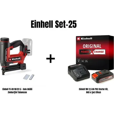 Einhell TE-CN 18/32 Li 2.5 Ah Akülü Zımba Çivi Tabancası