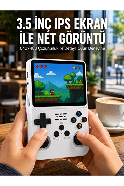 markentegra El Tipi Oyun Konsolu 3.5 İnç HD Ekran ve Hafıza Kartı Destekli Yeni Nesil