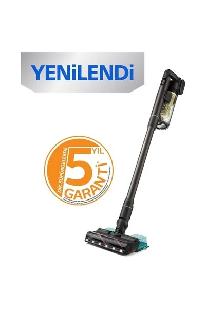 Philips ELVT Yenilendi Seri Ürün Akıllı LED IŞIKLI Başlıklı 7000 Serisi Aqua 25.2 V Kablosuz Dik Süpürge, PowerCyclone 12, 80 dk'ya Kadar Kullanım, TURBO MOD