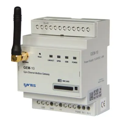 Entes GEM-10 GPRS Ethernet Modbus Gateway Modem