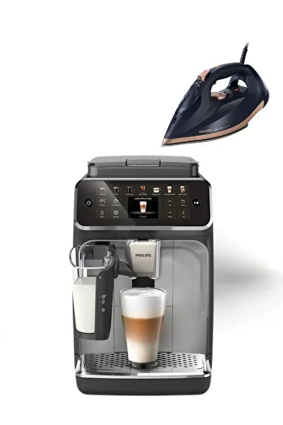 Philips EP4446/70 Kahve Espresso Makinesi ve DST7510/80-PRM Ütü 2'li Set
