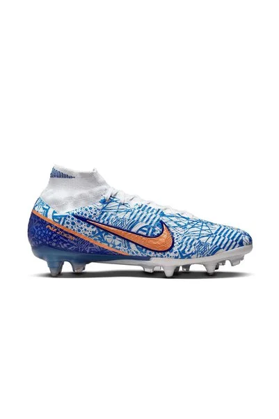 Nike Erkek Islak / Yumuşak Çim Zemin Kramponu Zm Mercurial 9 Elite CR7 SgPrac DQ5294-182 Beyaz